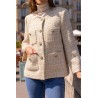 Veste en Tweed Col Rond