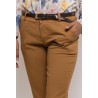 Chino Classique en Coton Camel