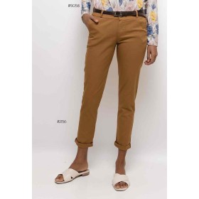 Chino Classique en Coton Camel