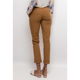 Chino Classique en Coton Camel