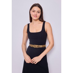 Ceinture Cuir Léopard