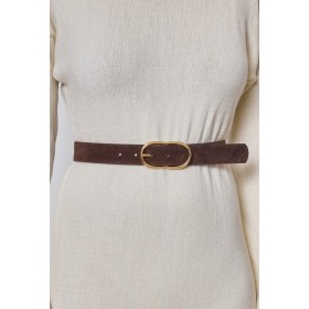 Ceinture Cuir Chocolat