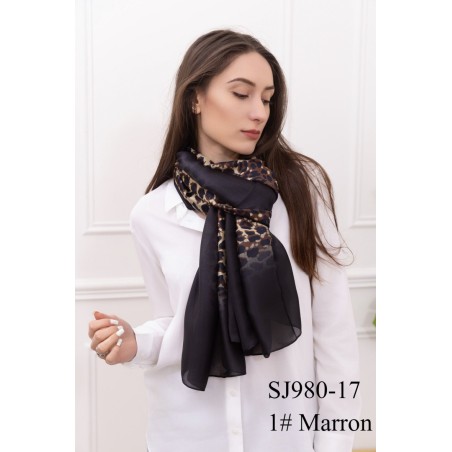 Foulard Imprimé Léopard