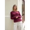 Pull Capuche Bordeaux