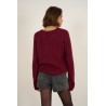 Pull Capuche Bordeaux