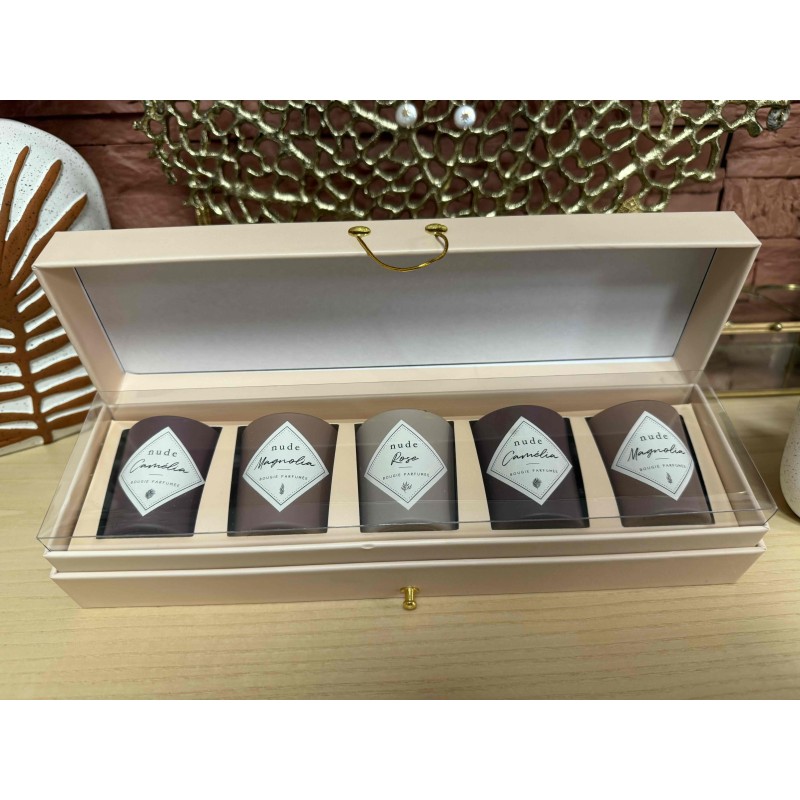 Coffret 5 Bougies Parfumées Senteurs "Florales"