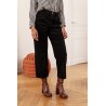 Pantalon Velours Noir