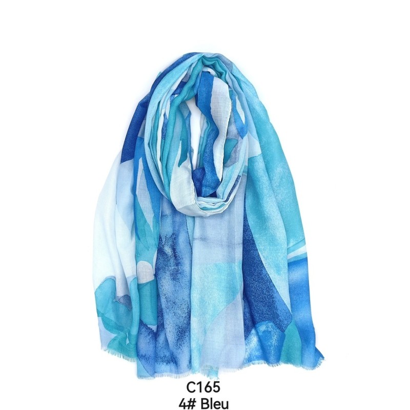 Foulard Imprimé Fantaisie Dégradé