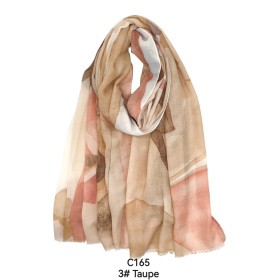 Foulard Imprimé Fantaisie Dégradé