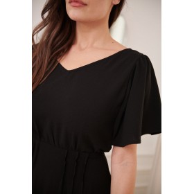 Robe Longue Fluide à Manches souples