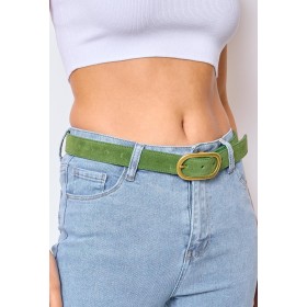 Ceinture Cuir Olive